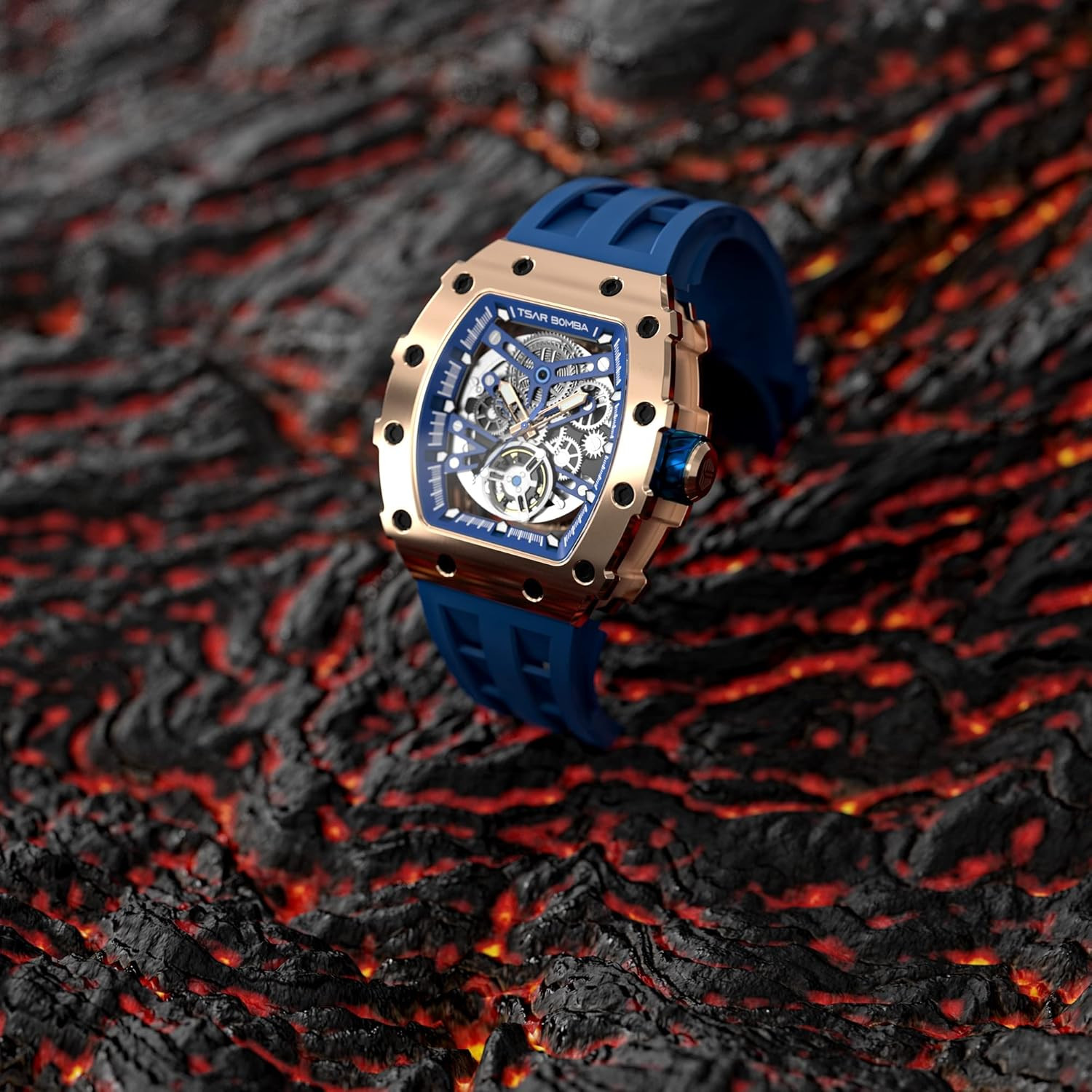 Stylish Men’s Automatic Watch – 50M Waterproof, Big Face, Perfect Gift