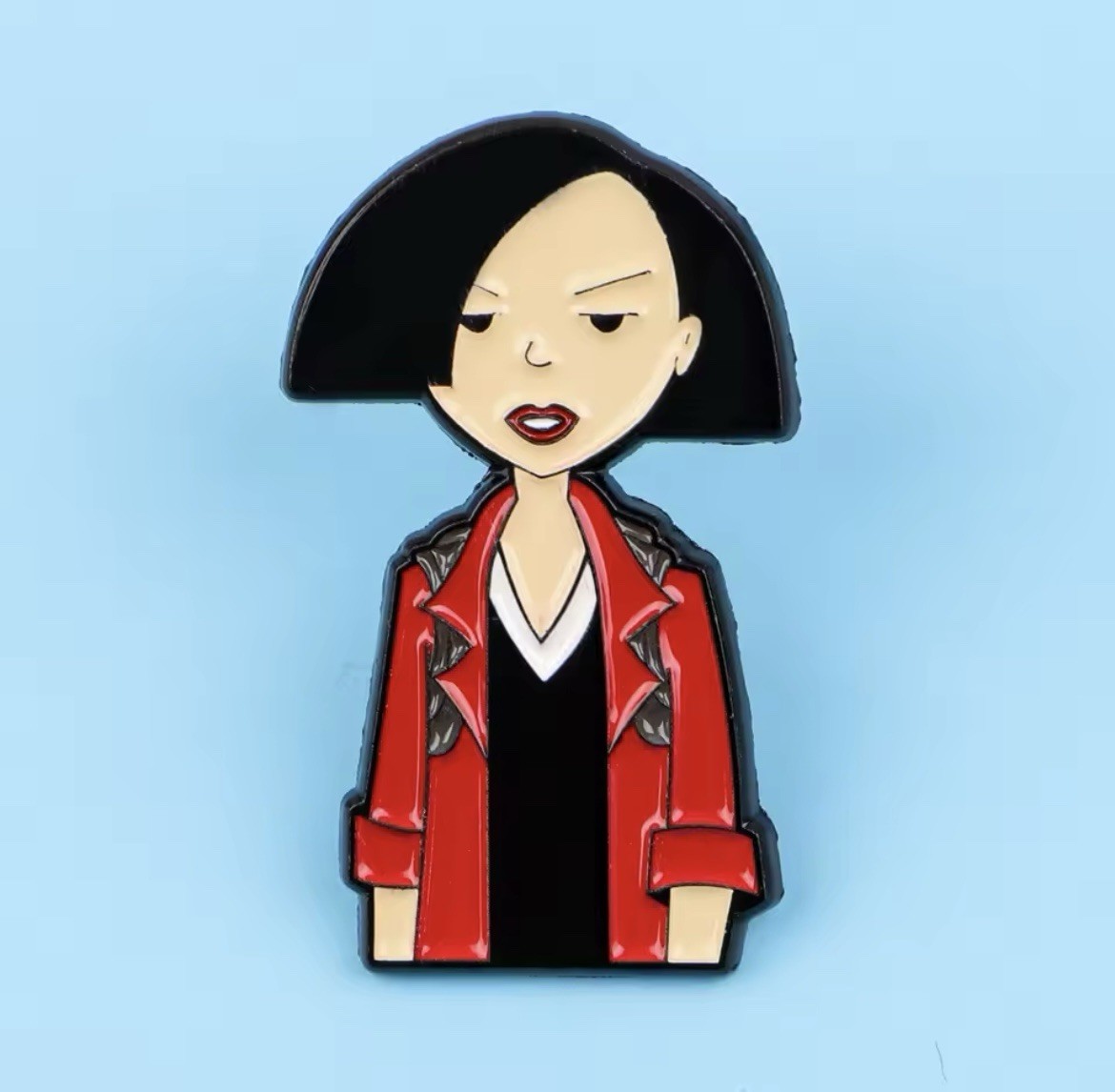 Daria Jane Friends Style 2pc Pin Set Rubber Backs Daria Jane Pins FREE SHIPPING