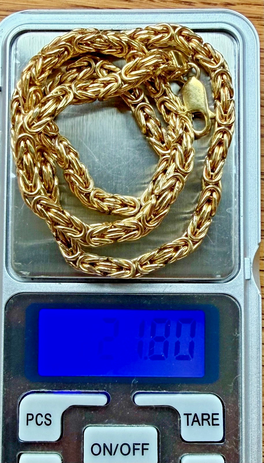 Stunning chunky 14ct Yellow Gold Chain 18 inches 46 cm 21.8grams