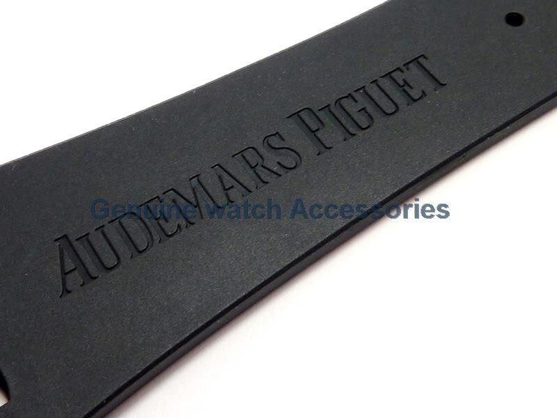 AUDEMARS PIGUET ROYAL OAK BLACK RUBBER SILICON(26mm X 18mm) STRAP BAND BRAND NEW