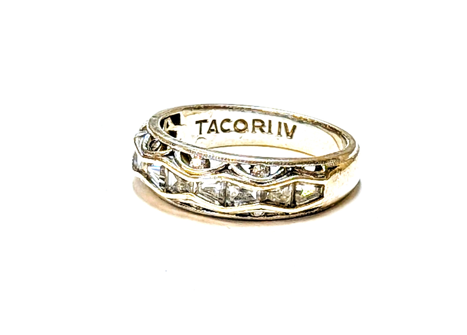 TACORI Sterling Silver 1.25ct CZ Ring **SIZE 7.25**