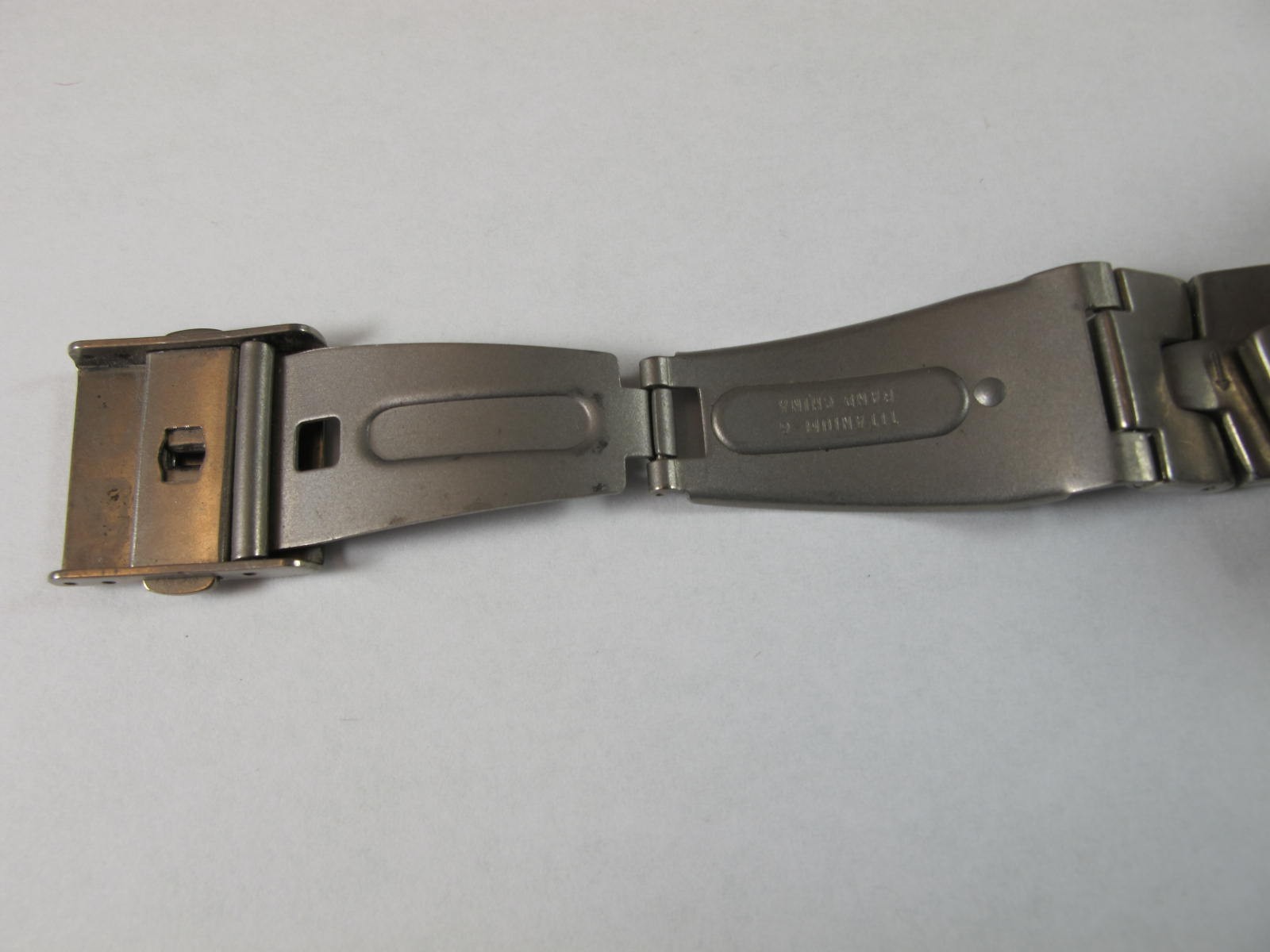 Seiko Kinetic Titanium 5M62-0C90 Watch 18mm Bracelet 48Y7