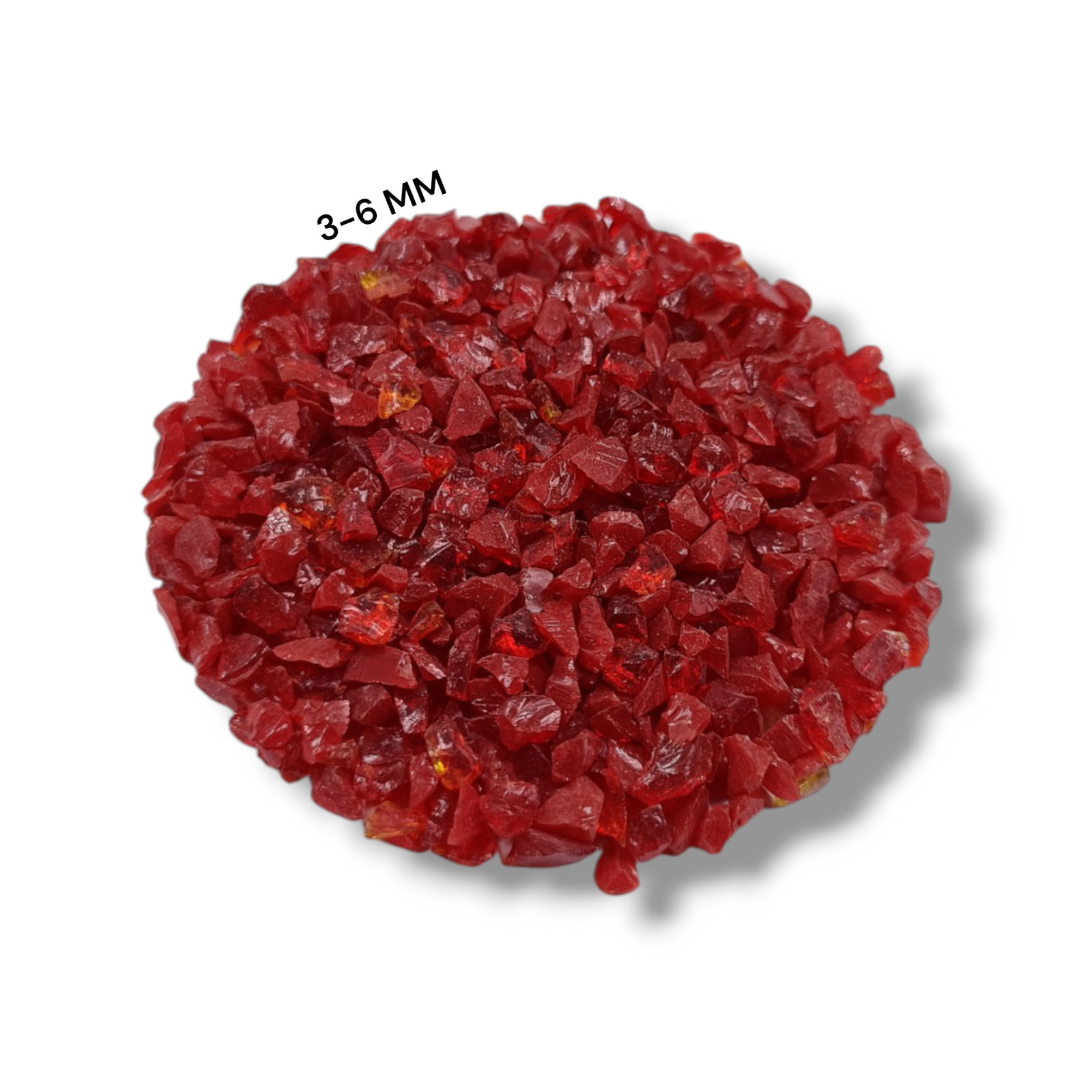 Crushed Opaque Red Hydro Quartz Crushed Gemstone Coarse All Size For Inlays