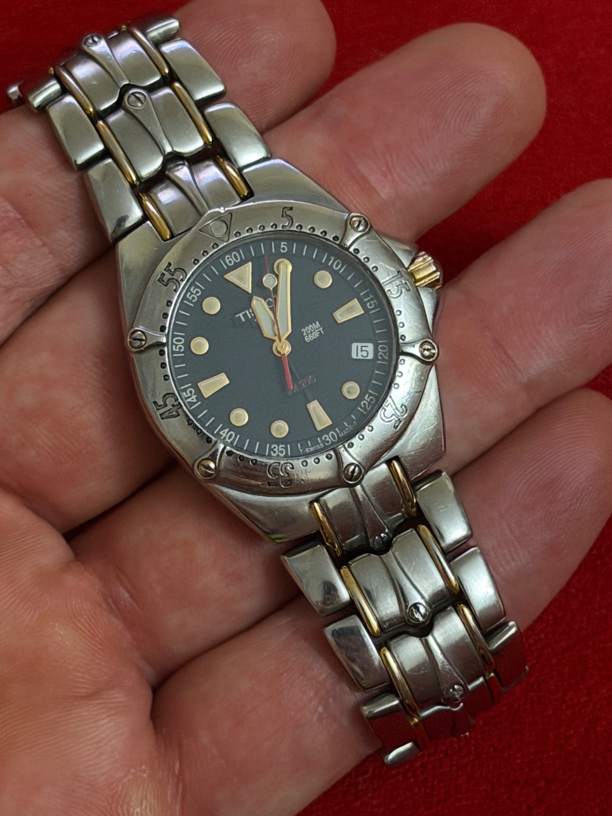 Vintage Tissot PR 200 Diver Men’s Watch P153/253 Swiss Made