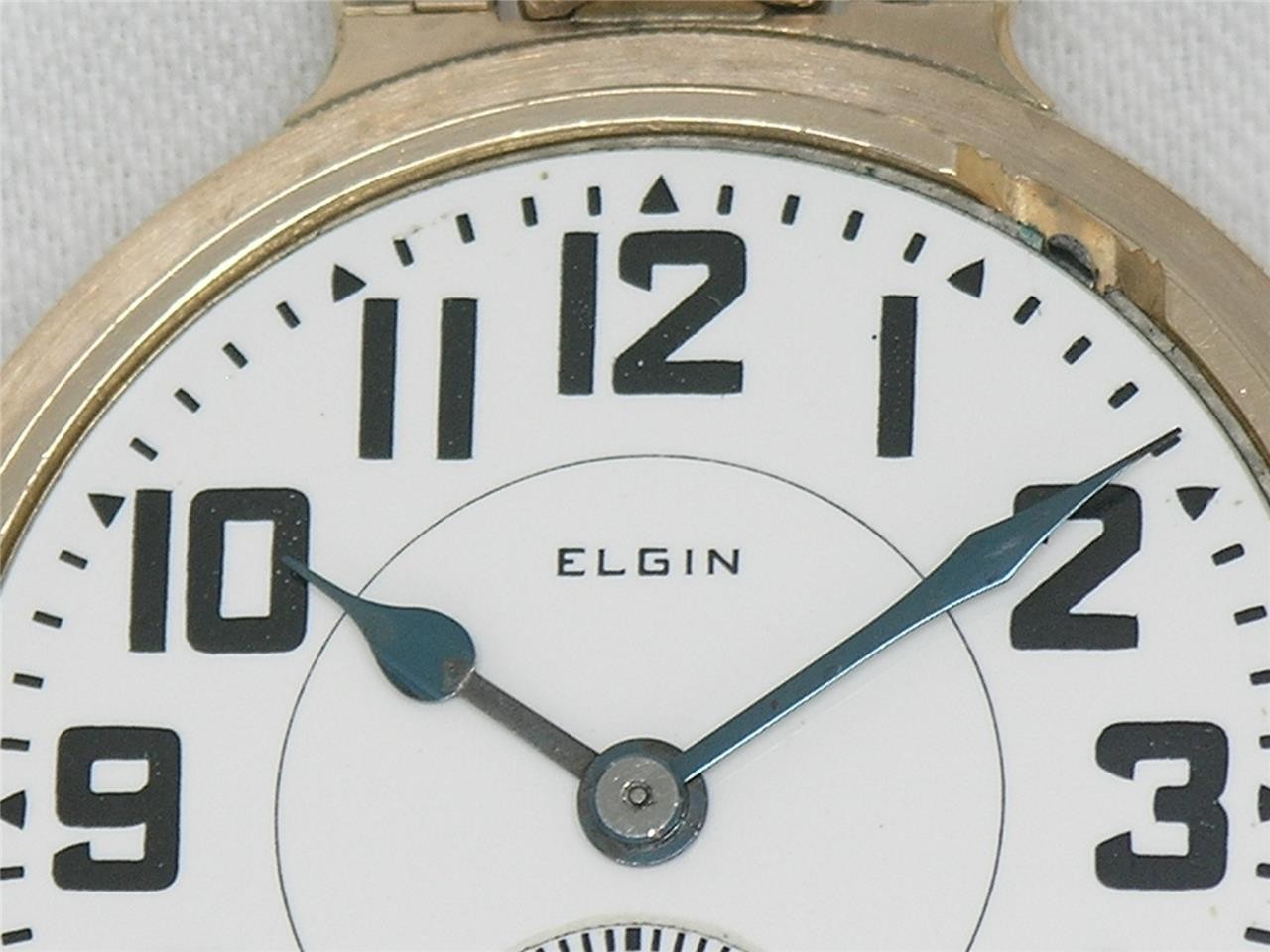 ELGIN 16S 21 JEWEL BW RAYMOND 10K GF SIGNED GRADE 478 RAILROAD WATCH, RUNNING!