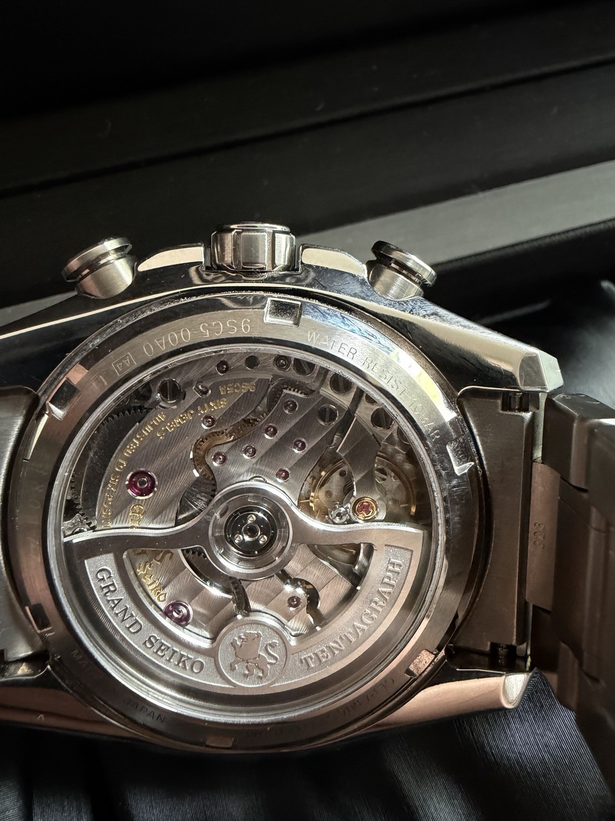 Grand Seiko Tentagraph Chronograph SLGC001 Evolution 9 Hi-Beat with box/papers