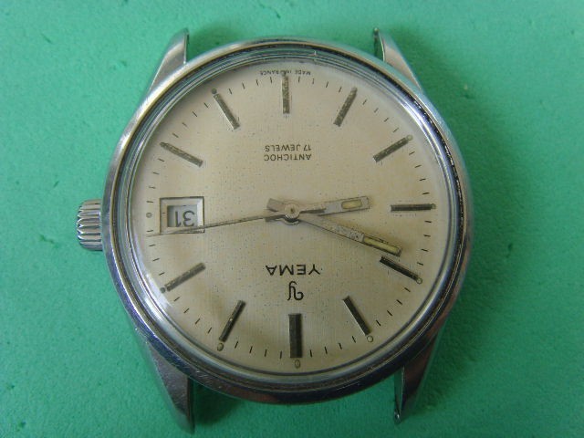 Vintage YEMA 17J Mechanical Manual Watch