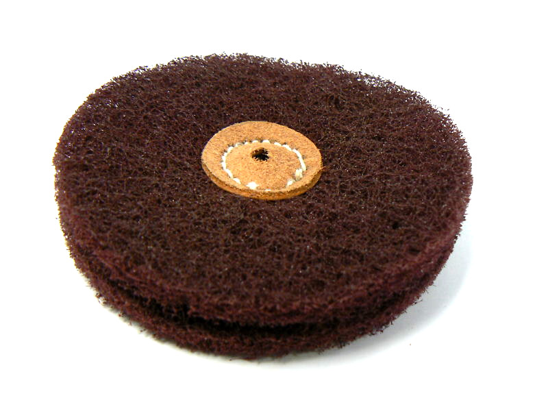 Satin Finish Wheel 2 Ply 4″ Aluminum Oxide Medium Grade Matt Brush Buff Wheel