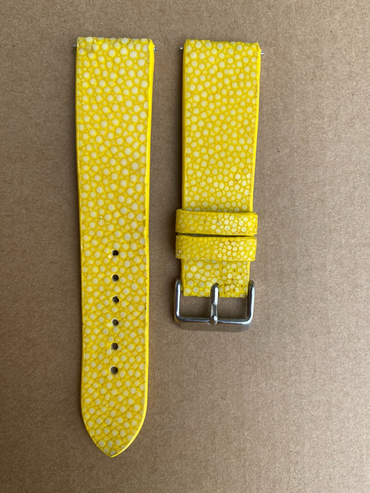 Yellow Stingray Watch Strap Band 16mm 18mm 19mm 20mm 21mm 22mm 23mm 24mm 26mm