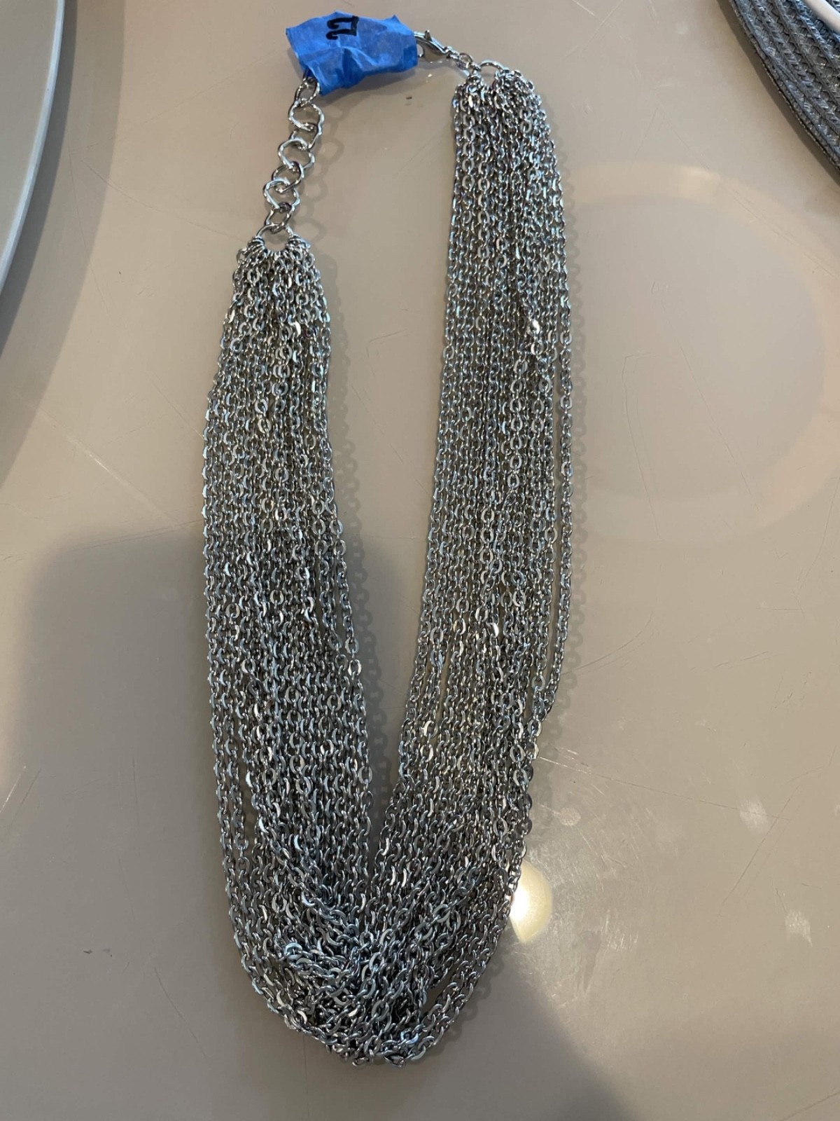 Stainless Steel Milor Italy Chain Necklace 15 chains