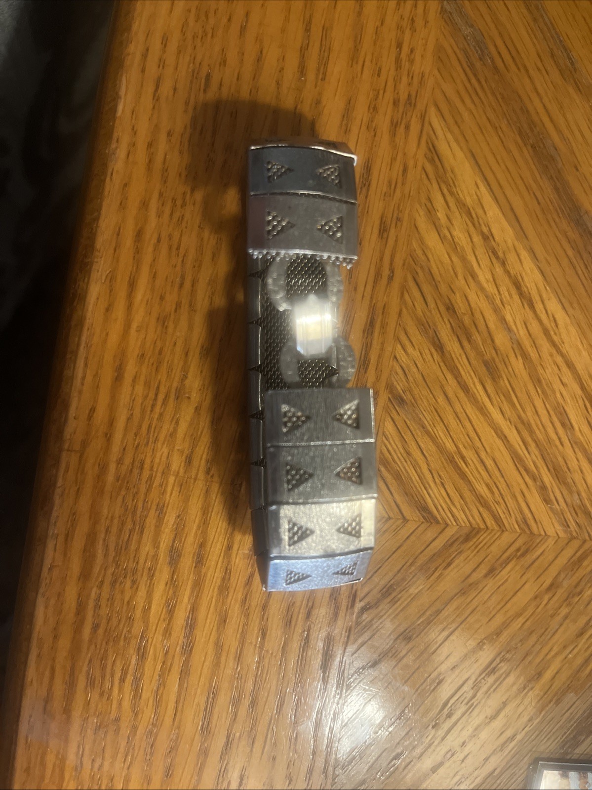 Vintage 7 1/2” Art Deco Link Bracelet – No Signature Or Markings Type Of Metal ?