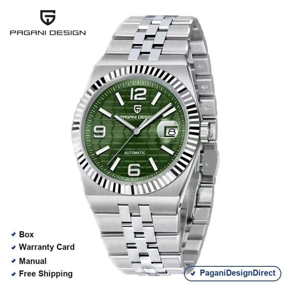 Pagani Design PD-YS027 Green Stainless Steel Automatic Men’s Watch