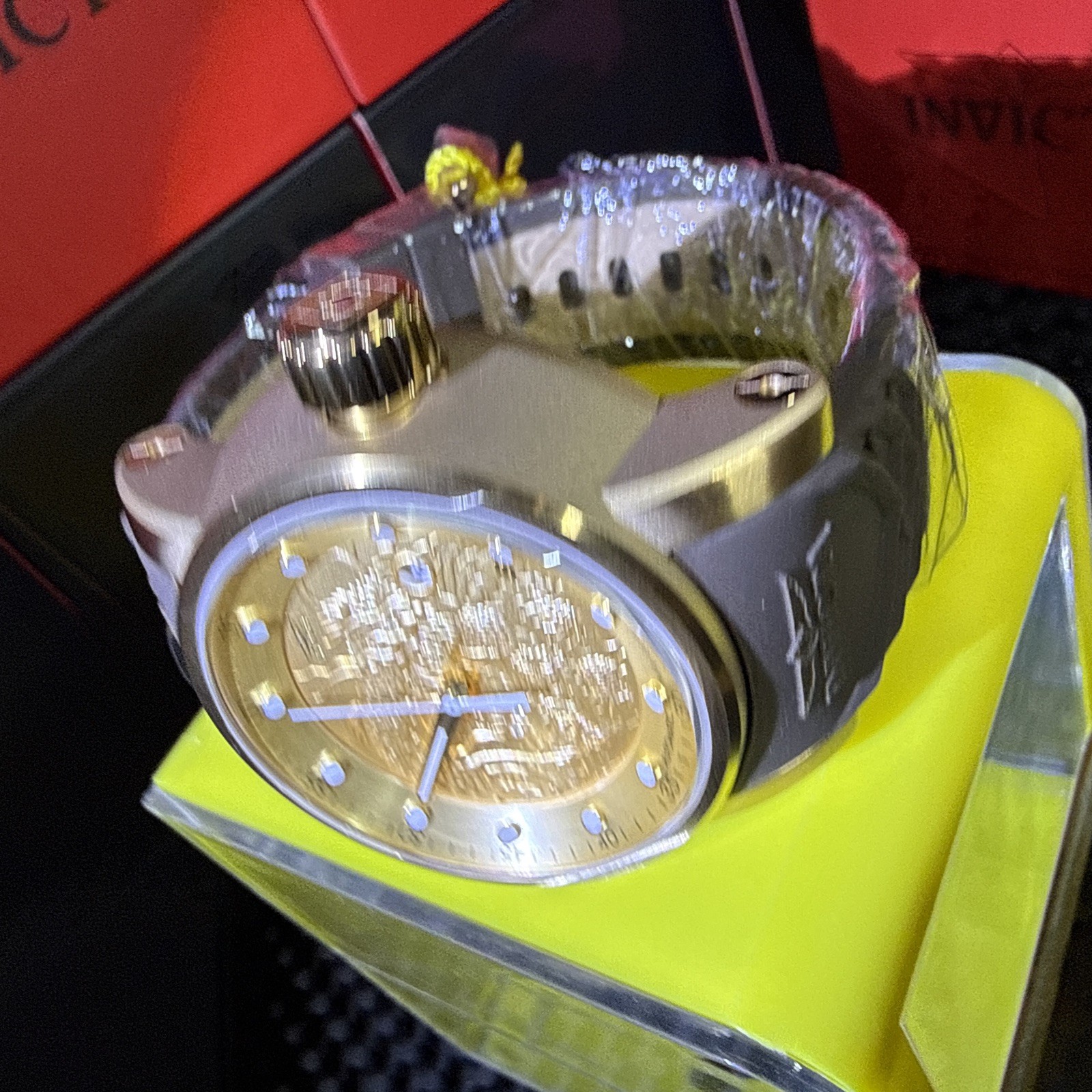 Invicta S1 Rally Yakuza Automatic Men’s Watch – 48mm,Gold, Brown, Beige (12790)