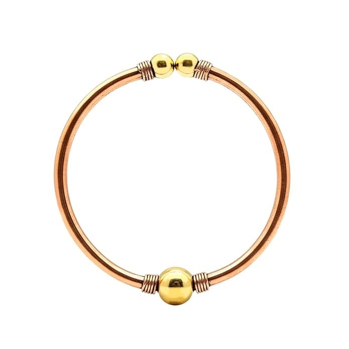 Export 99% Pure Copper Tamba Leg Anklet Kada Bracelet Men Women Adjustable 90 gm