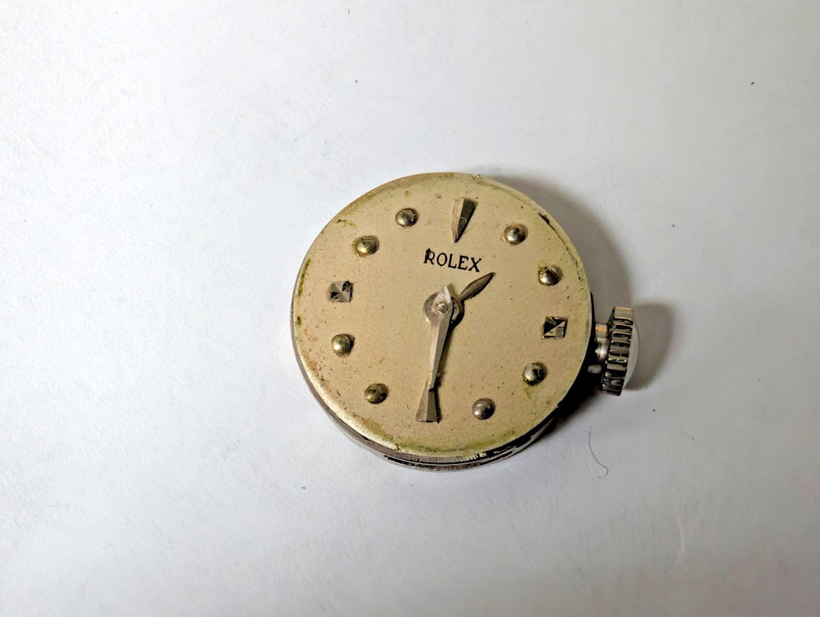 original Rolex Cellini Cal 282 Watch Movement, dial & crown approx 13.8mm diamet