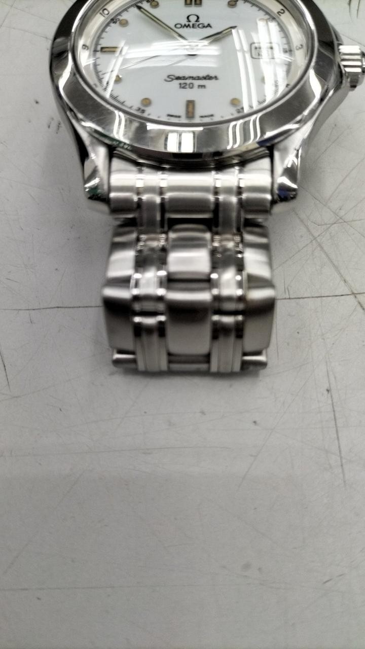 Omega Seamaster Quartz Mens Watch Ref 196.1501 Stainless Steel From Japan