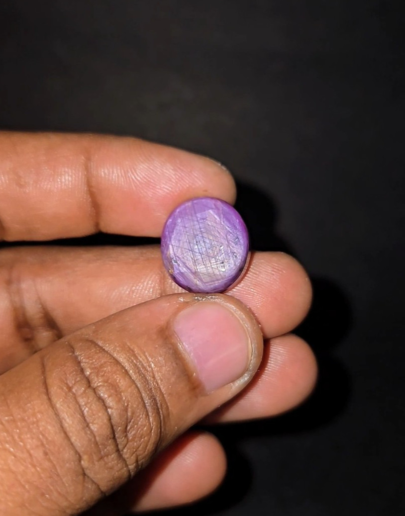 Natural 26.75 Ct Star Ruby Pink Oval Cabochon untreated loose gemstone