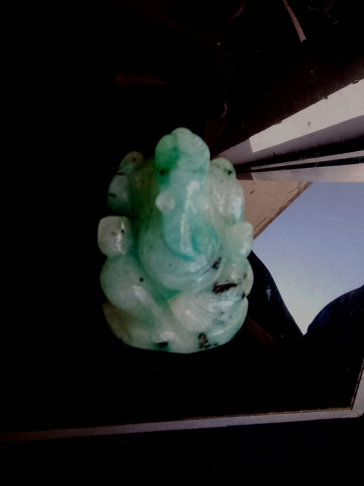302.75 Ct Emerald Green Ganesh