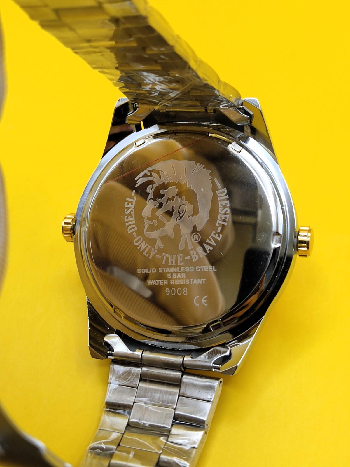 #Refurbished Diesel Only The Brave 3 Bar Dual Time Analog Men’s Wrist Watch