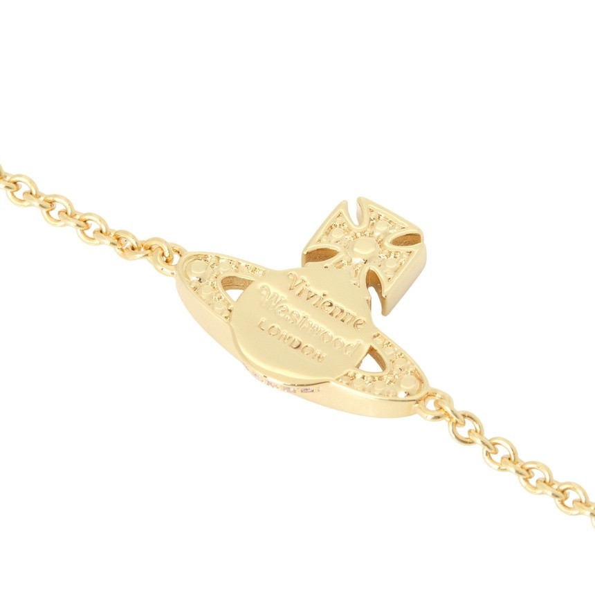 VIVIENNE WESTWOOD Carmela Woman Chain Bracelet 6102021S 02R102 NEW ITEM