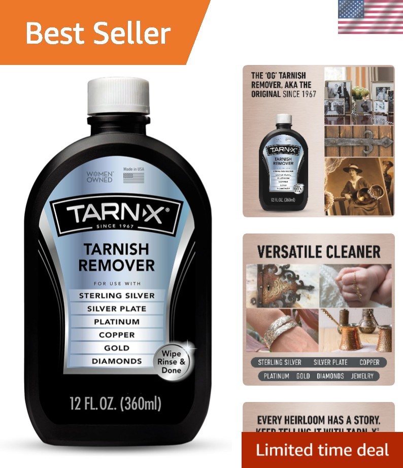 12oz Alcohol-Based Tarnish Remover – Restore Your Jewelry’s Brilliance