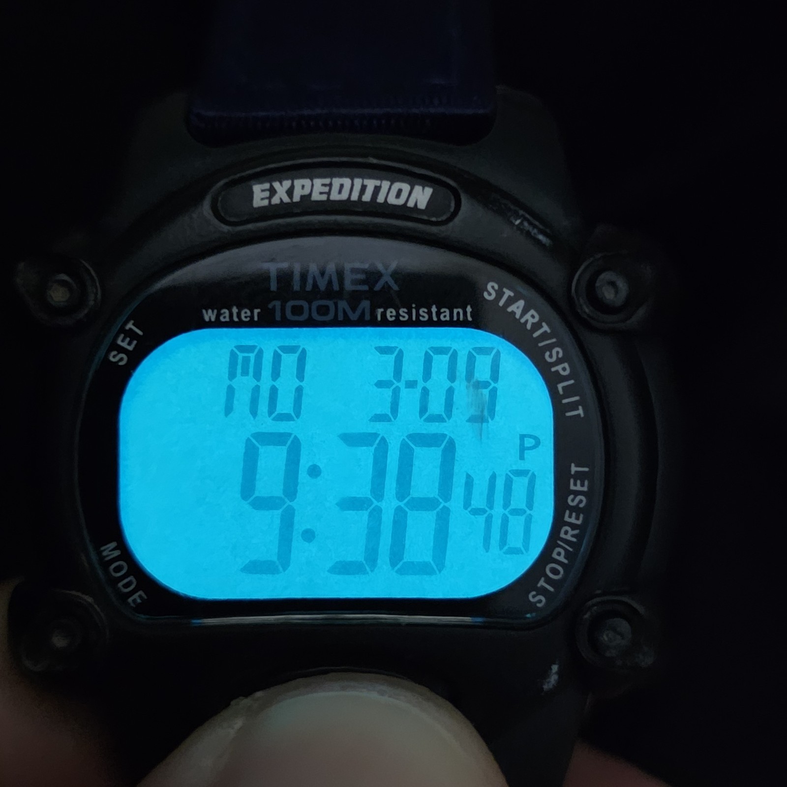 Timex Expedition 866 Men’s Watch 39MM NEW Dark Blue Nylon Bands New Battery