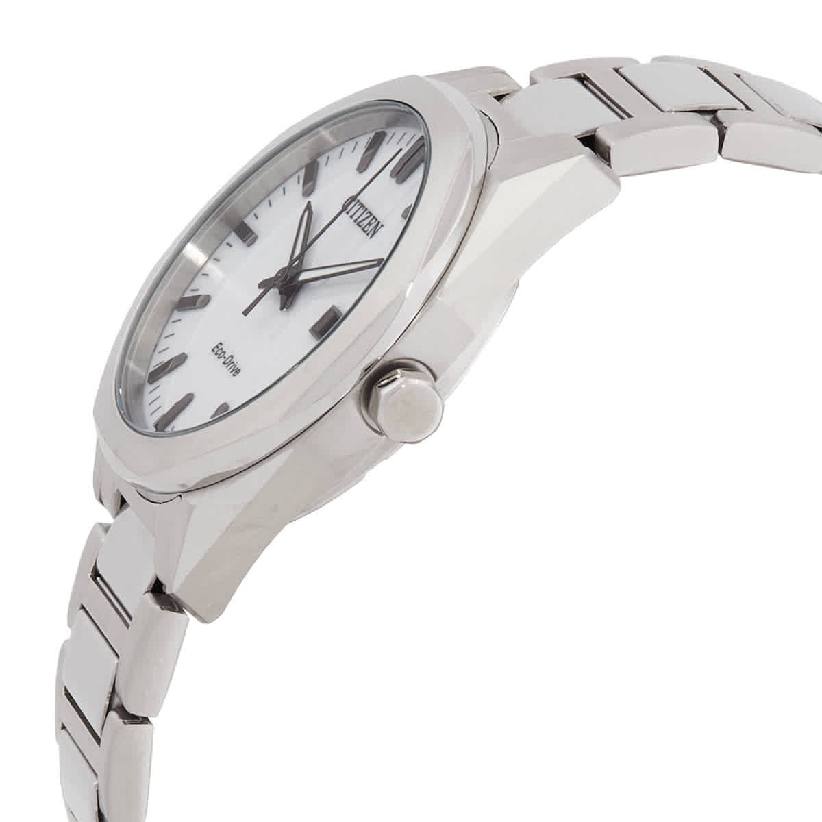 Citizen Octangle Eco-Drive White Dial Unisex Watch BM7620-83A