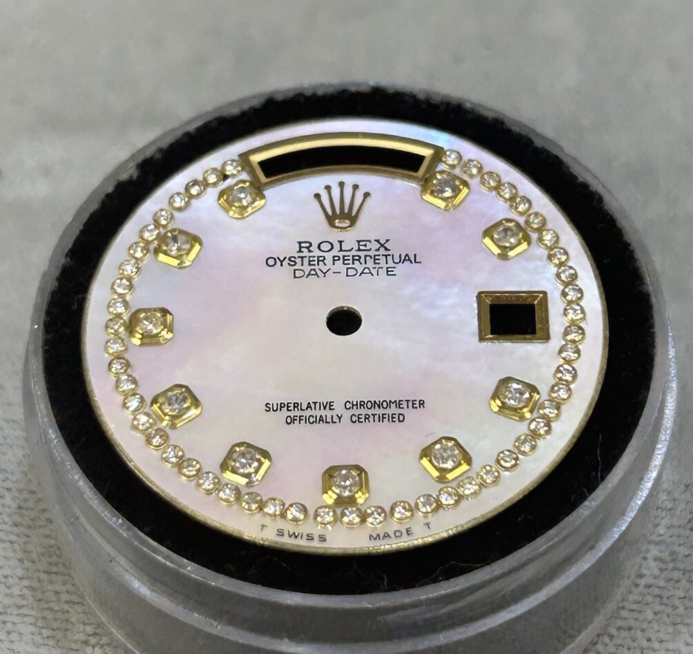 Rolex Quickset President Custom Mop String Diamond Dial For Models 18038 G2U