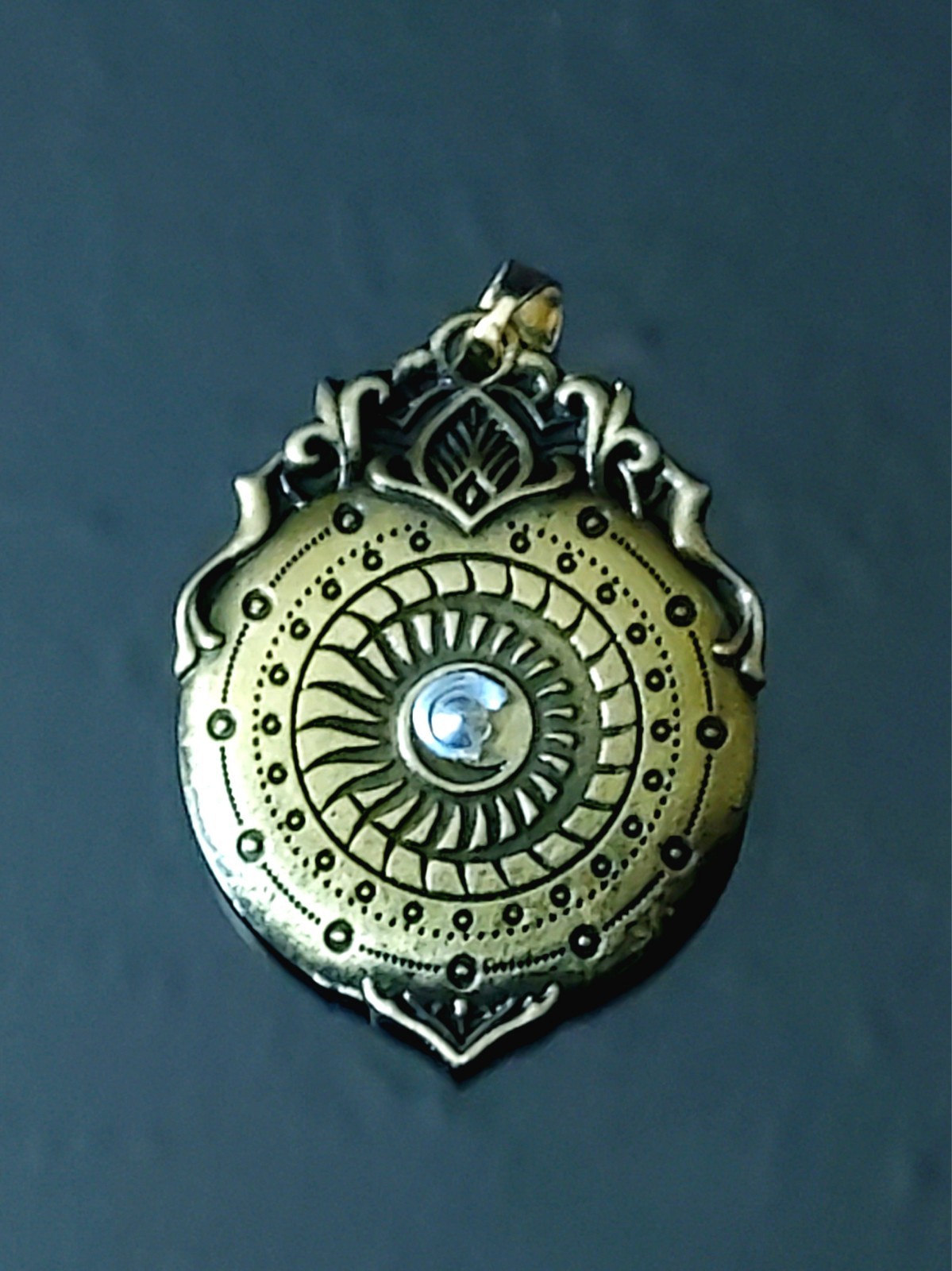 Tarot Vision Pendant, Vintage Astrology Jewelry
