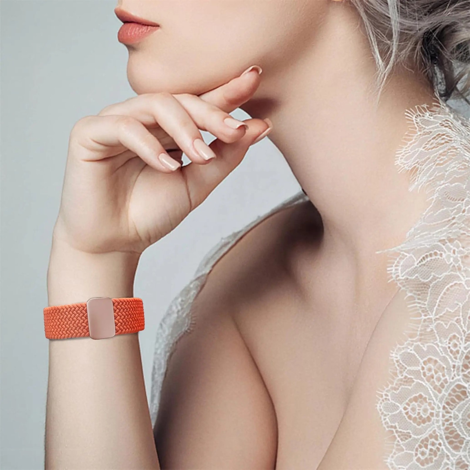 Magnetic Braided Strap Compatible With Samsung Galaxy Watch 7 6 5 4 Pro