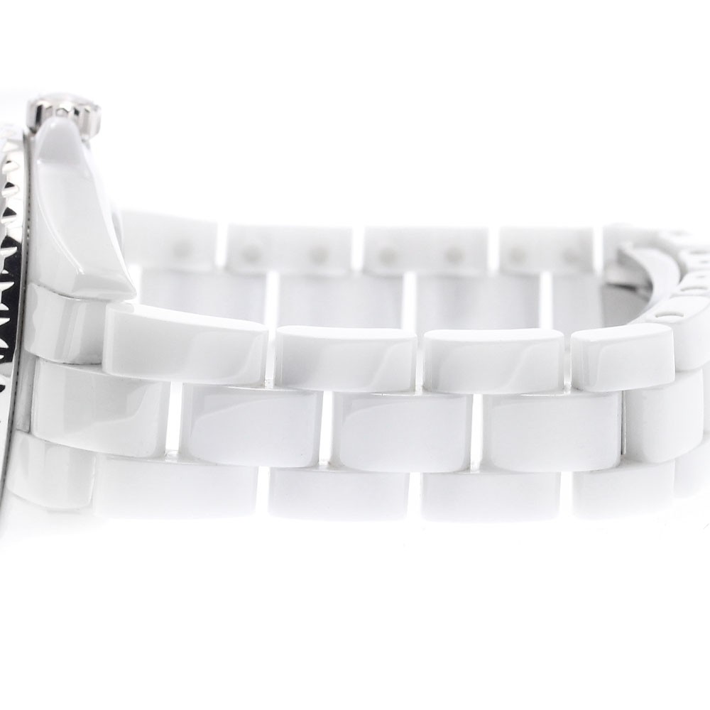 CHANEL J12 H5703 White ceramic 12P diamond white Dial Quartz Ladies Watch_966459