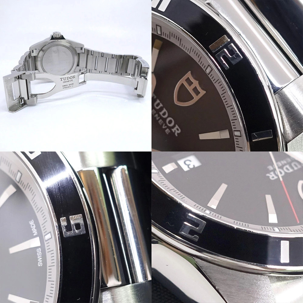 TUDOR WATCH GRAND TOUR DATE 20500N BLACK DIAL STAINLESS STEEL AUTOMATIC MEN’S