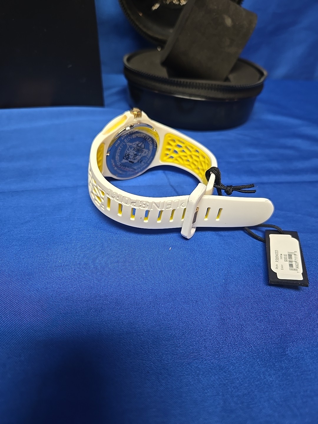 Plein Sport Watch Thunderstorm Silicone Strap White 10.8mm Water Resistant 5 ATM