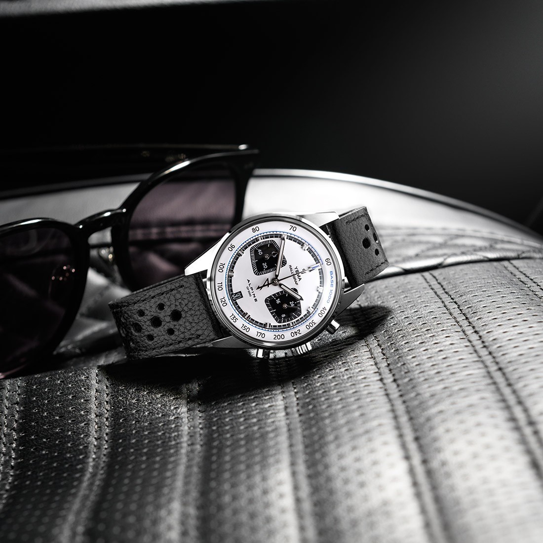 YEMA Rallygraf Alpine Chronograph Hybrid Steel Mechanical Quartz Men’s Watch