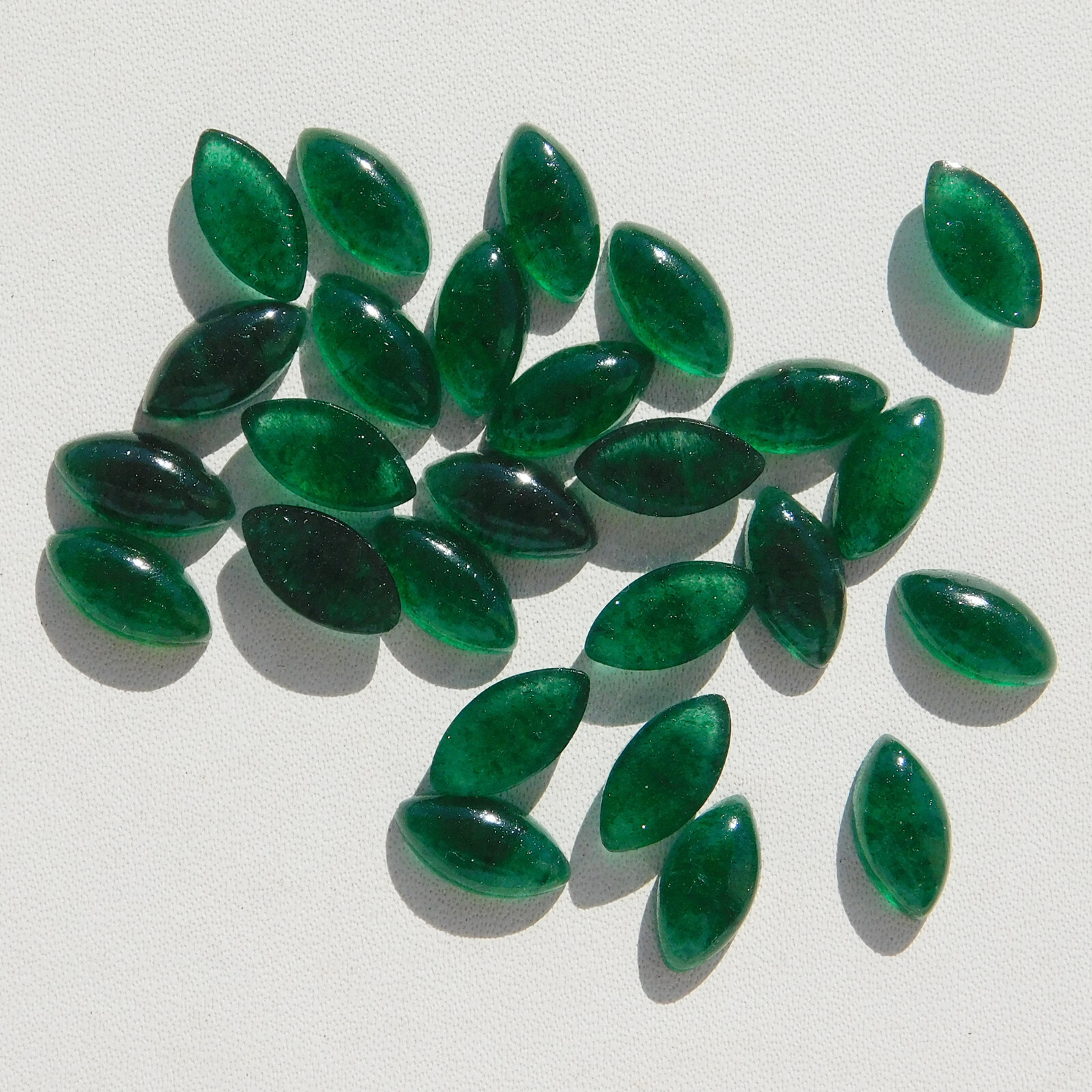 Natural Green Aventurine Marquise 4×8 mm to 10×20 mm Cabochon Loose Gemstone Lot