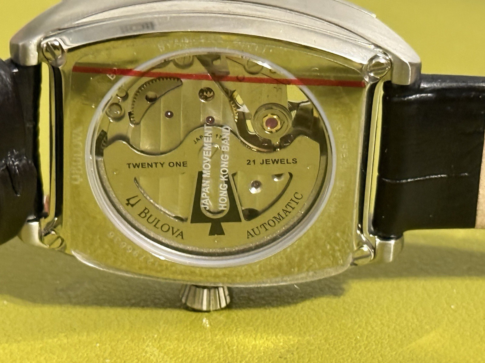 Bulova 96P118 Diamond BVA Floral Aperture Dial Self-Winding Watch 21 Jewel NWT