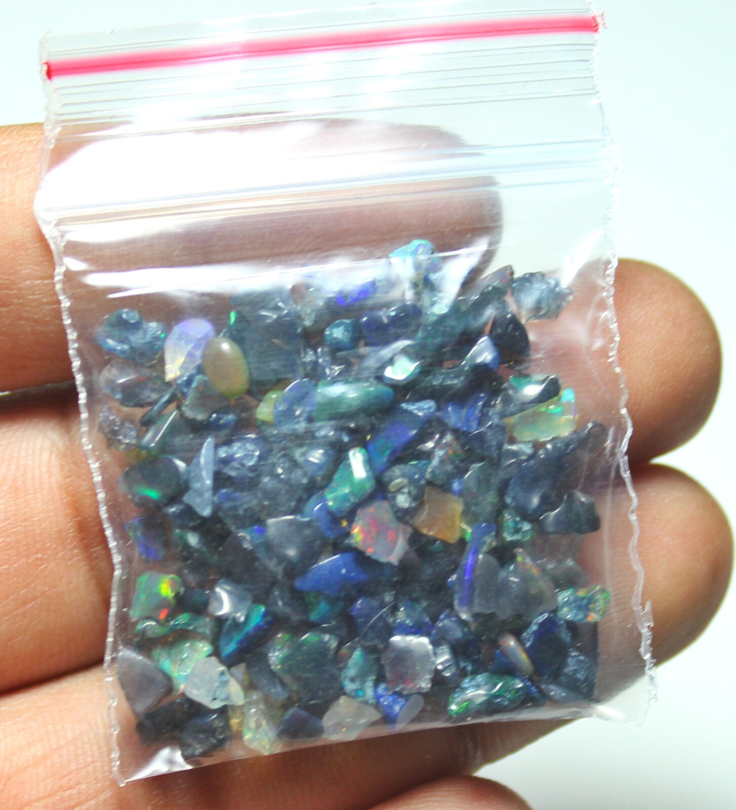 100 Pcs Lot AAA Natural Multi Flash Ethiopian Opal Rough Welo Fire Opal Stone