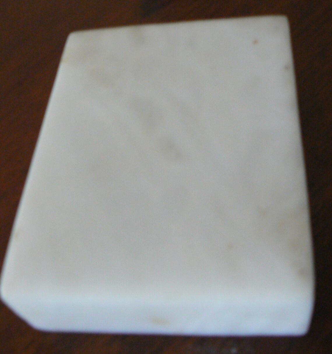 Marble trinket box Taj Mahal Pearl & Jade Inlay Agra India 4.5″X 3.5″X 1.5″