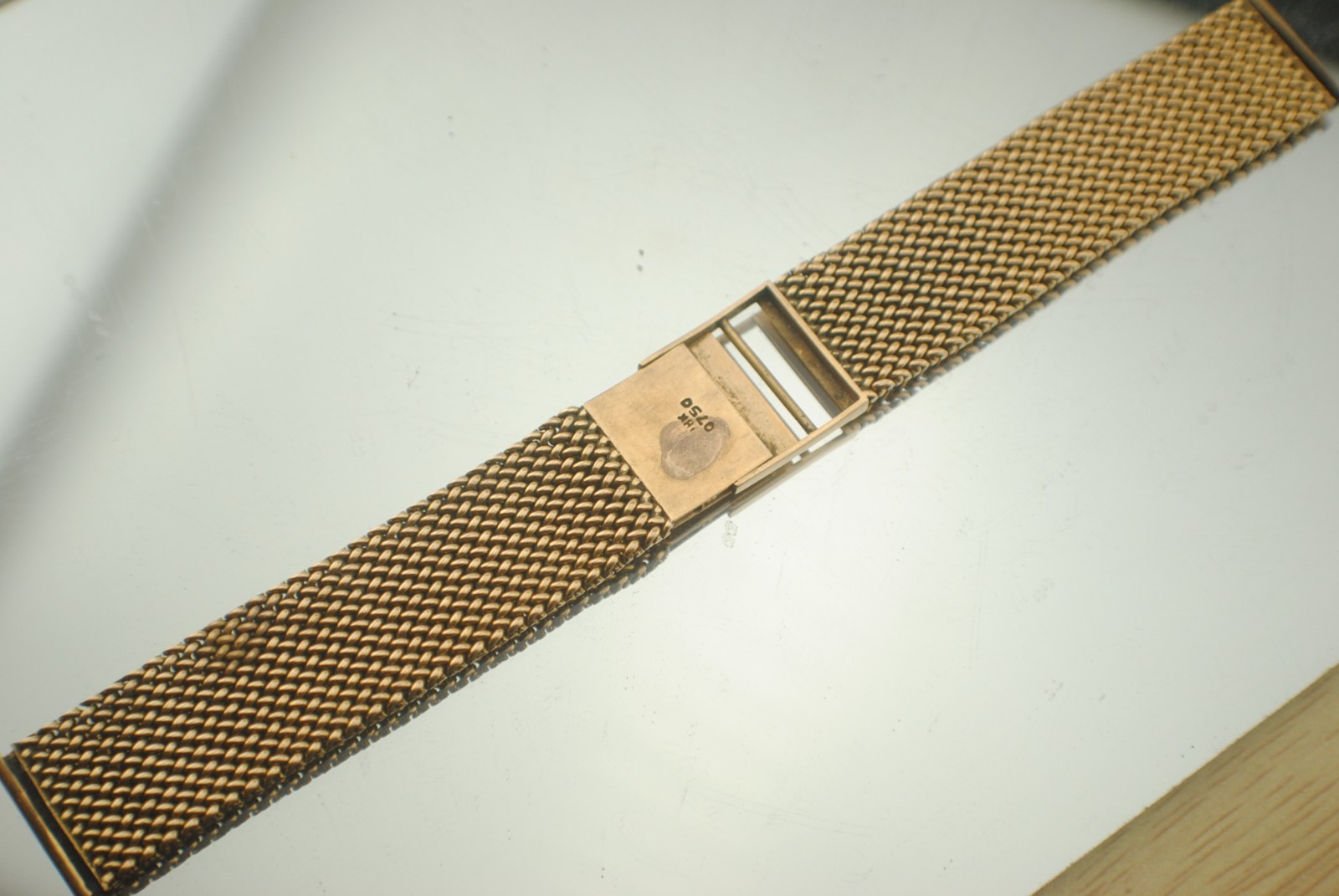 VINTAGE 18K ROSE GOLD 17.4MM LUG 47.5 G BRACELET 1950S 17CM IWC OMEGA PATEK VC