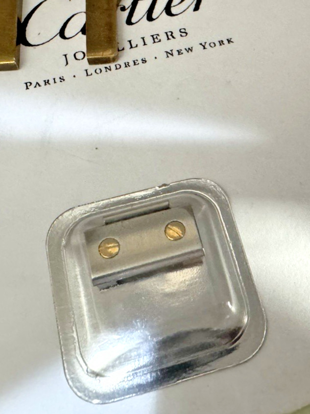 Cartier Watch Link Santos Women’s Stainless/S DOME 18k Gold 13.50mm Swiss Made