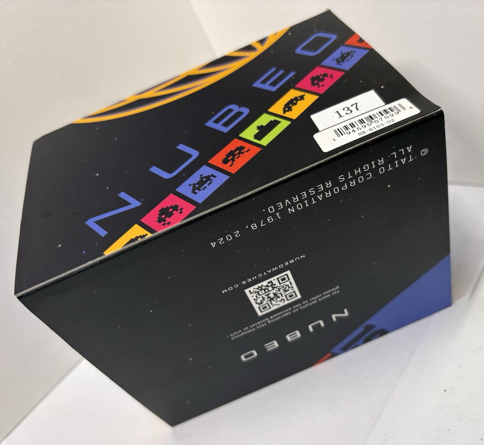 Nubeo Cassini Space Invaders Automatic LE#137 50mm Box & Papers