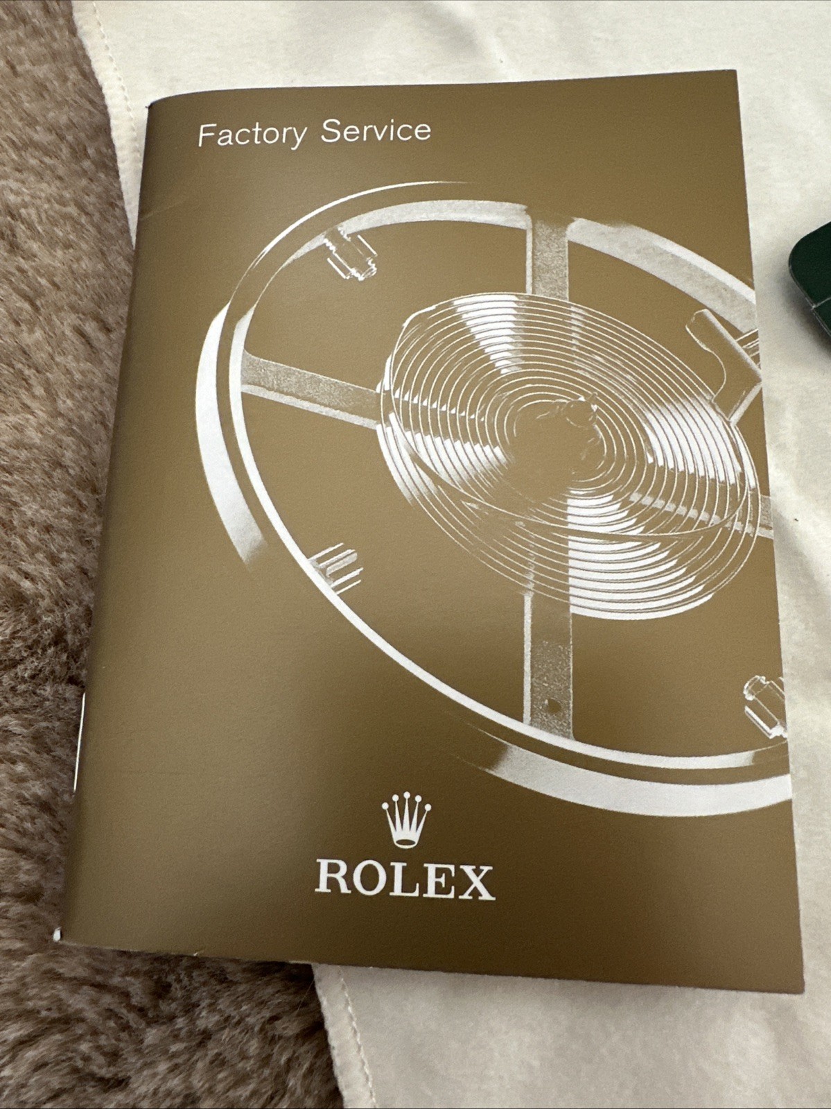 Rolex Datejust Factory Instruction Manual / User Booklet/Rolex Cloth