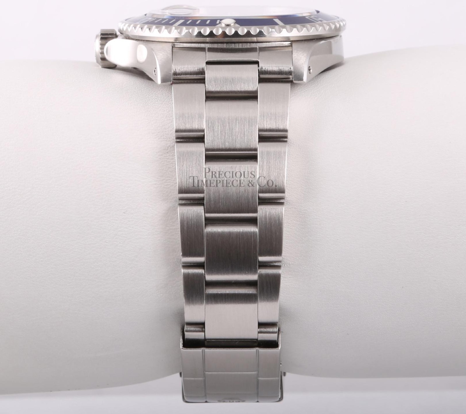 Rolex Submariner 16610 Date Stainless Steel 40mm-Custom Blue Ceramic /Blue Dial