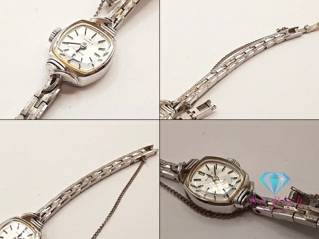 [A1R] Seiko Solar 21 Jewels 10-3530 Cushion Square Manual Wind JDM [r3s]