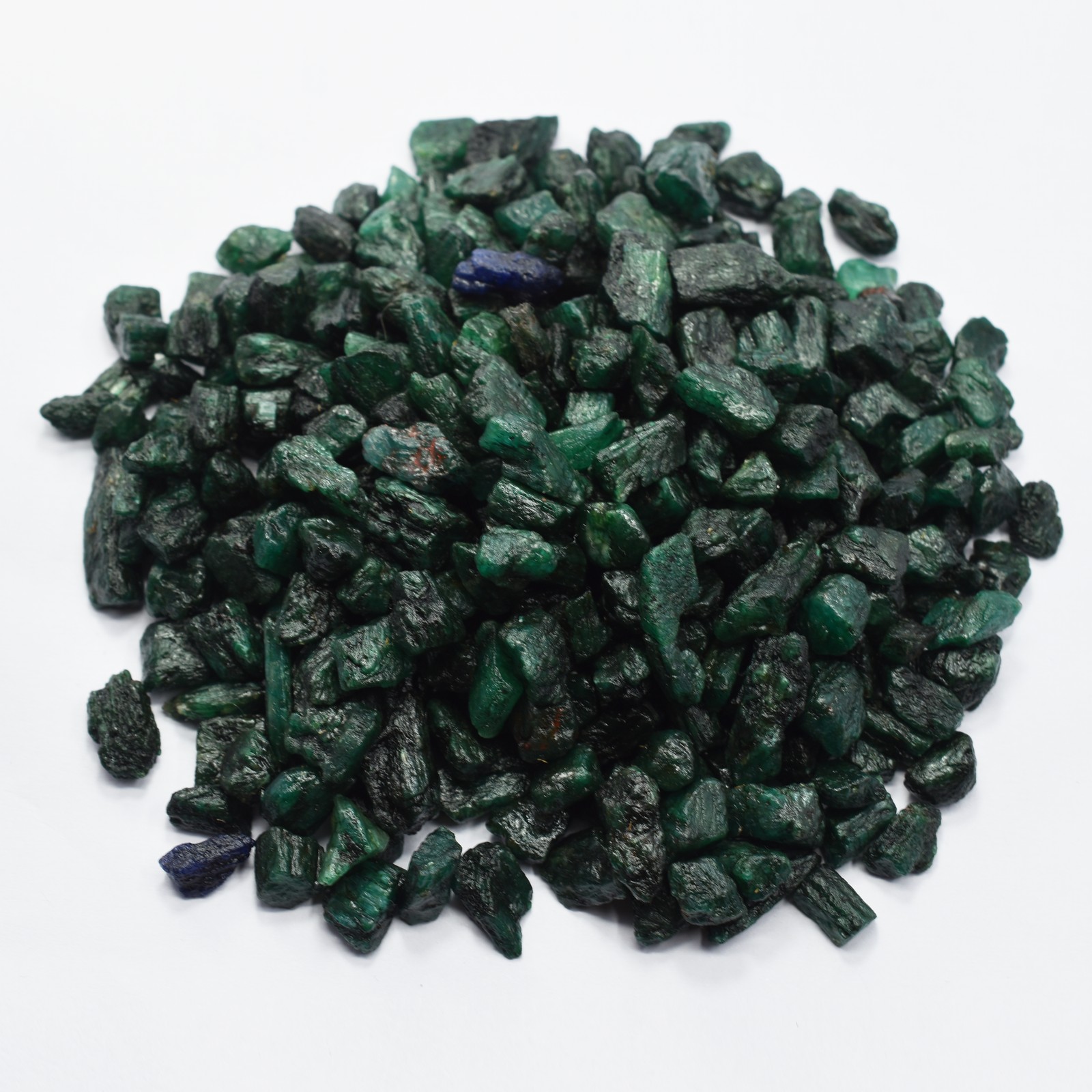 CERTIFIED 454.25 Ct Natural COLOMBIAN Green Emerald Rough Loose Gemstone Lot