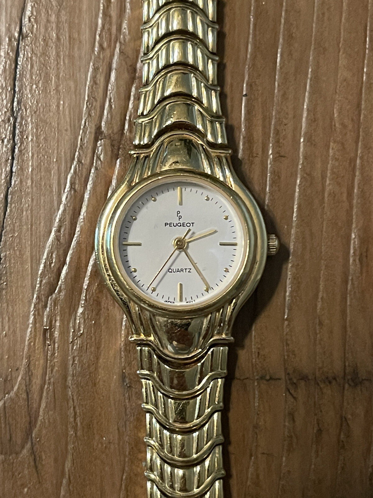 Peugeot Quartz Japan Movt Gold Tone 24MM – Ladies Women’s Watch
