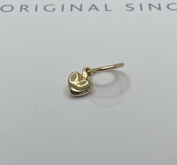 Trollbeads Mini Heart 750 Gold Charm