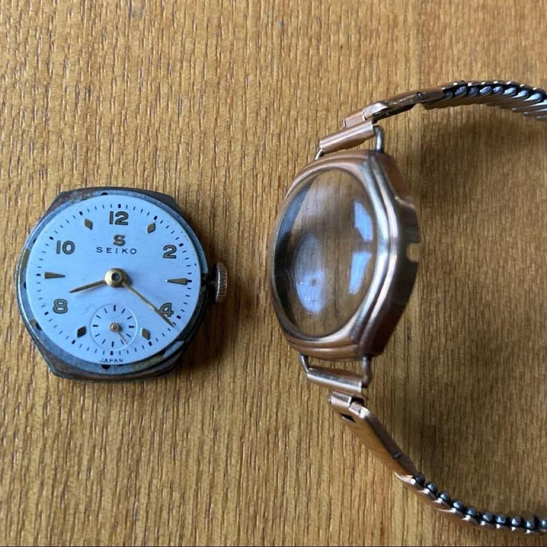 Rare SEIKO Seikosha Model 8 14K Working Small Seconds Watch with S Mark