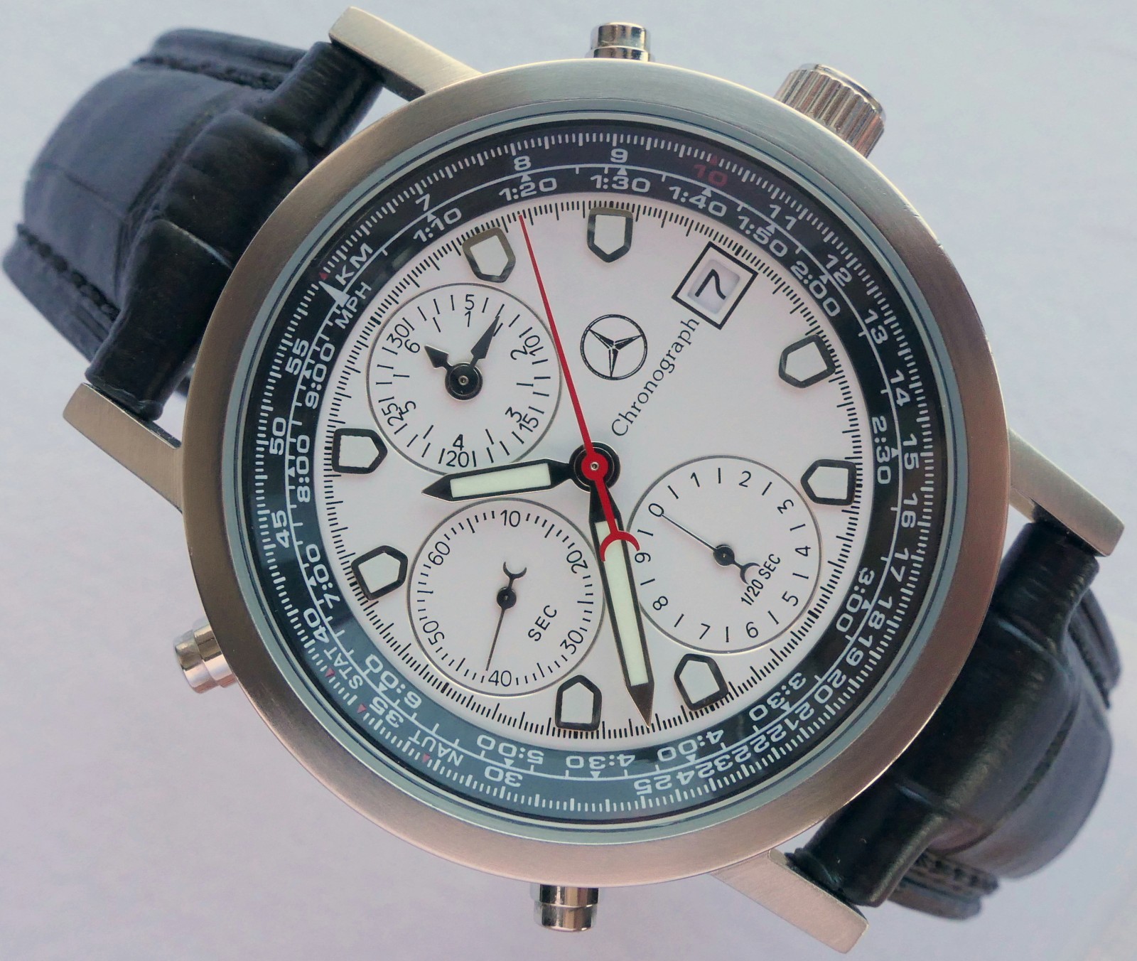 Mercedes Benz Classic Car Accessory Driver Made in Germany Watch Chronograph