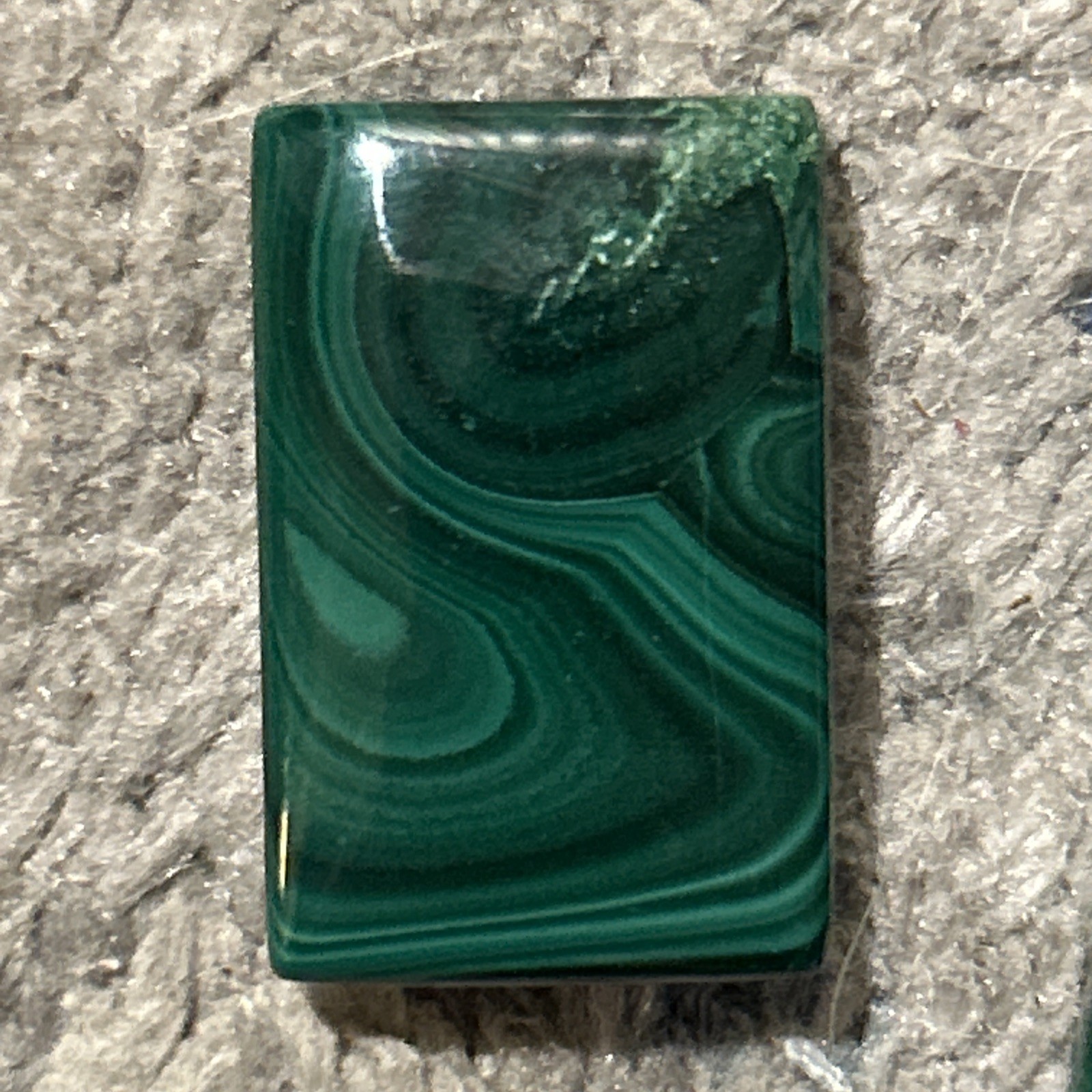 5 Malachite Smooth Cabochon Gemstones – Natural Jewelry Making Pendants